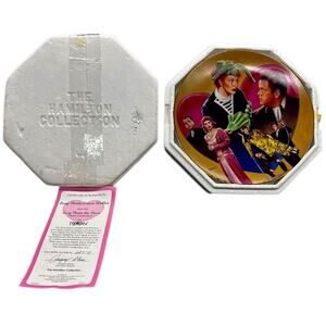 Vtg 1998 I Love Lucy Meets Orson Welles Plate Collection Certificate M3